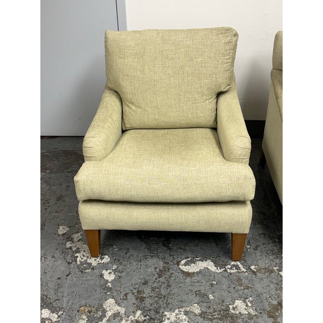 2010s Patricia Edward Bespoke Armchairs, Pair For Sale - Image 5 of 12