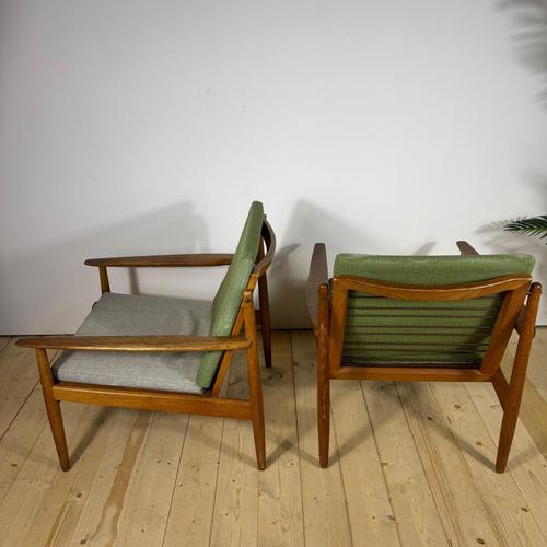 Mid-Century Modern Danish Teak Armchairs, 1960, Set of 2 For Sale - Image 5 of 8