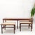 Mid-Century Modern Set of 3 Mid Century Modern Nesting Coffee Side End Occasional Tables MINT! For Sale - Image 3 of 15