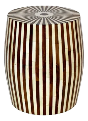 Striped Pattern Stool