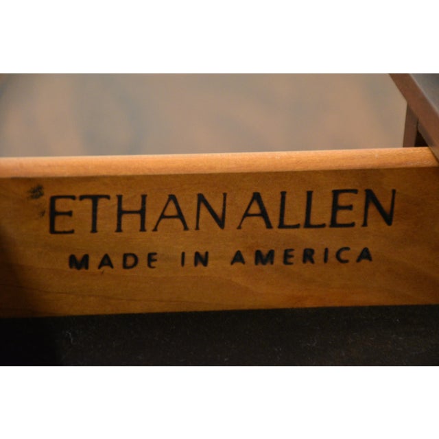 Brown 1990s Ethan Allen American Impressions Solid Cherry Dresser Topper For Sale - Image 8 of 8