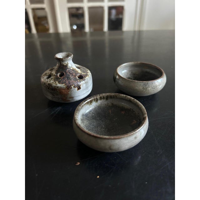 Ceramics from Thierry and Chantal Robert, 1960s, Set of 3 For Sale - Image 12 of 12