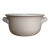 Oversized White Stoneware Cachepot With Handles For Sale