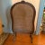 Hollywood Regency Wood and Cane Fire Screen For Sale - Image 3 of 11