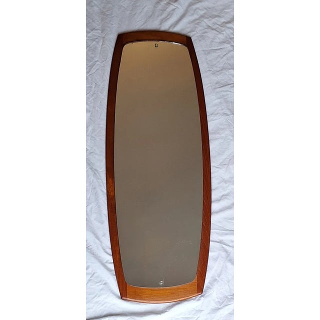 Wall Mirror with Teak Frame, 1970s, in Very Good conditions. Designed 1970 to 1979