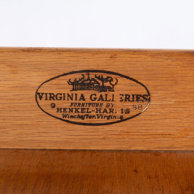 Mid 20th Century Pair of Henkel Harris Cherry Nightstands For Sale - Image 10 of 17