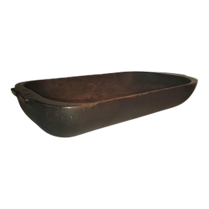 Early 19Thc Wooden Carved Dough Bowl