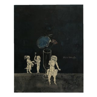 Luc Michel Schüpfer, Fantastic, Oil on Canvas For Sale