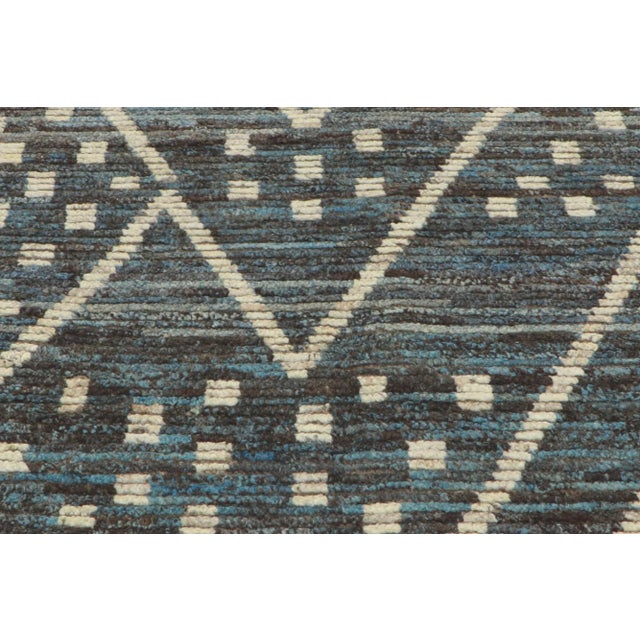 Vintage Modern Desert Nightfall Moroccan Rug - 08'02 X 10'02. For Sale In Dallas - Image 6 of 11