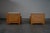 Vintage Belgian Oak Lounge Chairs with Linen Cushions, 1950s, Set of 2 For Sale - Image 6 of 15