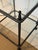 Vintage Claudio Reyes Hand-Forged Iron & Glass Side Tables — Signed Pair For Sale - Image 4 of 5