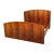 Formerly Vidal Sassoon’s Custom Art Deco California King Bed — Curved Veneer Design, Mid-Century / Deco Revival For Sale