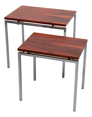 Rosewood Side Tables, 1970s, Set of 2
