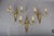 Vintage Polished Brass Wall Sconces by Maison Baguès, 1950s, Set of 3 For Sale - Image 10 of 16