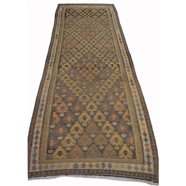 Caucasian Kilim Rug, 1920s For Sale - Image 9 of 17