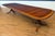 Traditional Traditional Multi-Banded Georgian Style Mahogany Dining Table by Leighton Hall - Showroom Sample For Sale - Image 3 of 16