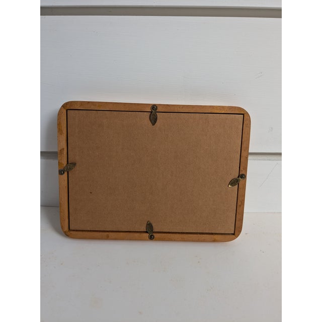 Wood 1920s Framed Seaside Watercolor – Serene Ocean Scene For Sale - Image 7 of 7