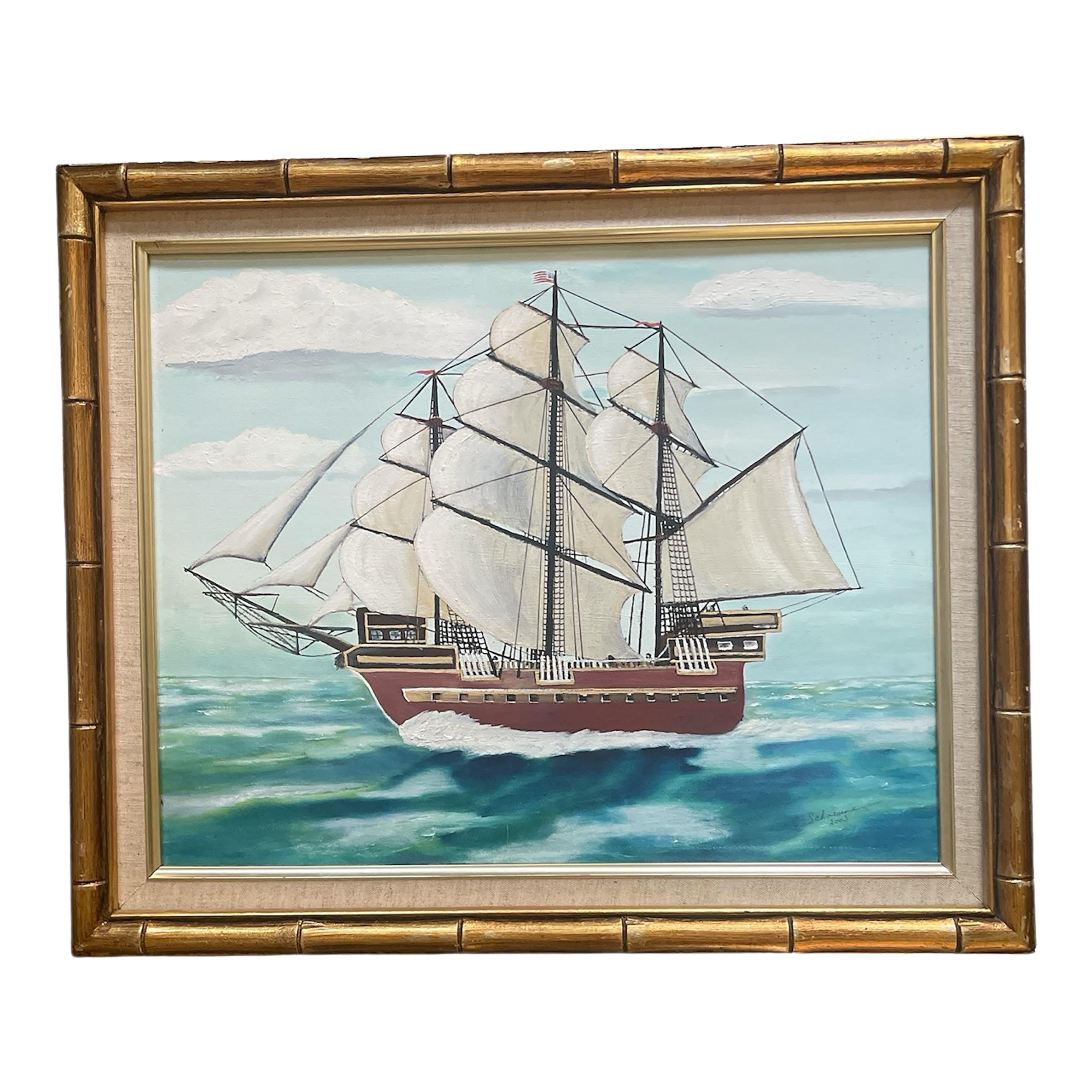 Vintage Nautical Paintings | Chairish