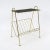 Metal Brass Magazine Rack, 1950s For Sale - Image 7 of 7