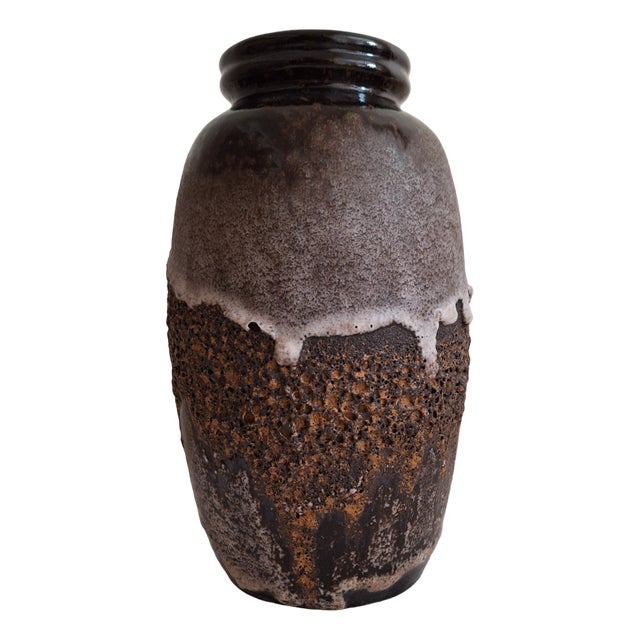 Vintage German Ceramic Vase from Carstens, 1970s For Sale