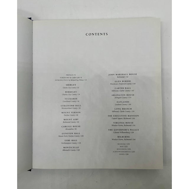 2000 - 2009 Historic Houses of Virginia, Kathryn Masson, Rizzoli, 2006, First Edirion For Sale - Image 5 of 7