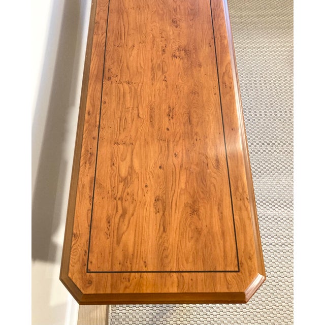 Traditional 1980s Drexel Heritage Traditional Console Table For Sale - Image 3 of 6