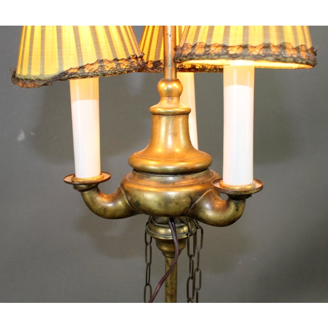 Antique German Bronze Whale Oil Lamp For Sale In Atlanta - Image 6 of 8