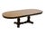 BERNHARDT FURNITURE Walnut French Provincial 100" Oval Double Pedestal Dining Table 30" High 64" Wide 42" Deep 2 Leaves;...
