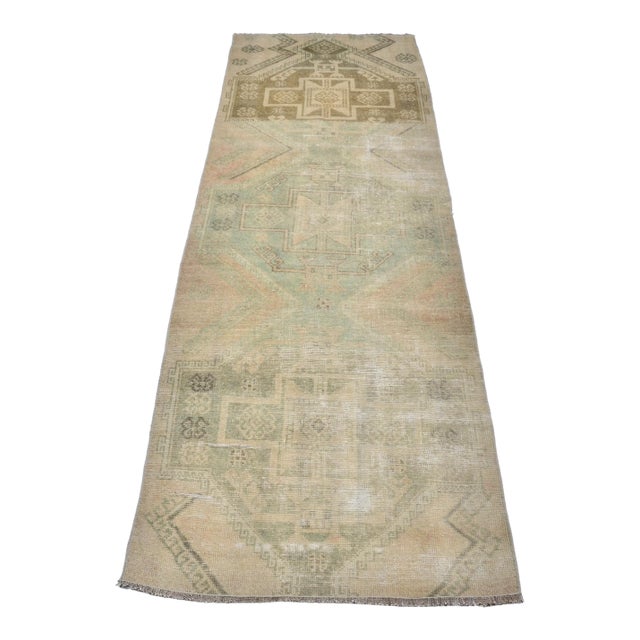 1950s Bohemian Turkish Oushak Carpet For Sale