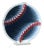 Baseball Ekkolight 15.5"H For Sale
