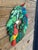 Vintage Tropical Parrot & Toucan Ceramic Wreath Wall Sculpture For Sale - Image 10 of 12