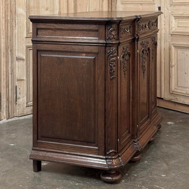 19th Century Liegoise Louis XIV Three Door Buffet For Sale - Image 10 of 16