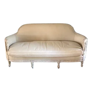 Mid 20th Century French Neoclassical Upholstered Settee