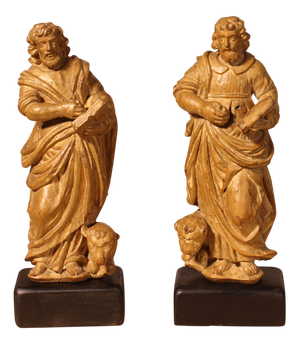 Venetian Artist, Statues of Saint Mark, 16th Century, Walnut, Set of 2