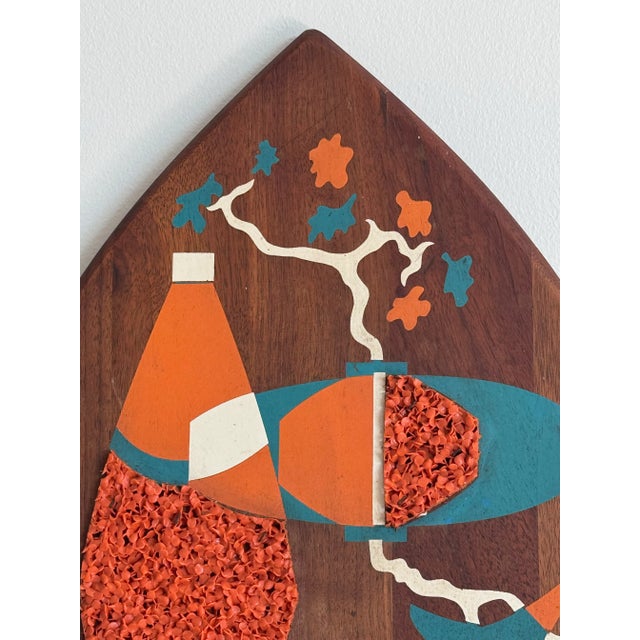 1960s Mid Century Modern Tear Drop Atomic Wall Hanging For Sale In Boston - Image 6 of 8