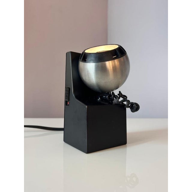 Model 41701 Table Lamp in Black and Silver with Ball Head from Osram For Sale - Image 11 of 11