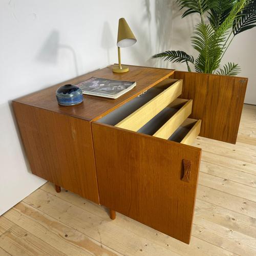 Mid-Century Modern Teak Sideboard with Internal Drawers
