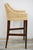French Bar Stool in Wood and Rattan For Sale - Image 11 of 17