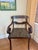 Neoclassical Early 20th Century Neoclassical Style Mahogany Armchair With Leopard Velvet Seat For Sale - Image 3 of 8
