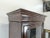 Louis Philippe Glass-Fronted Cabinet in Flamed Mahogany For Sale - Image 5 of 14