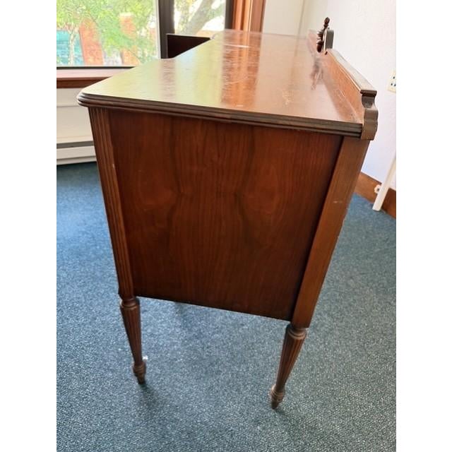 Brown Vintage 1930s Federal Revival Mahogany Buffet Sideboard For Sale - Image 8 of 17