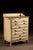 Early 20th Century Chippy Painted Industrial Cabinet For Sale - Image 4 of 14