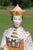 Chinoiserie Italian Ceramic Asian Woman Handpainted Chinoiserie Figurine For Sale - Image 3 of 18