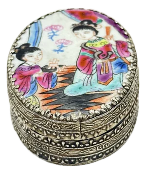 Vintage Chinoiserie Trinket Box