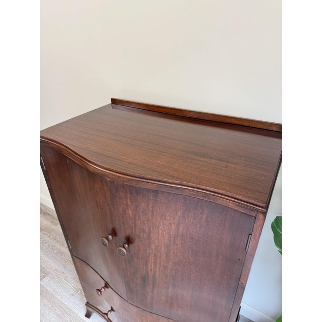 Vintage Wardrobe in Mahogany, 1920s For Sale - Image 4 of 14