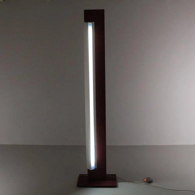 Maroon Ara Floor Lamp from Nemo, 1990s For Sale - Image 8 of 12
