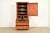 Early 18th Century 18th Century Antique English William & Mary Banded Walnut Mirror Front Secretary Desk With Bookcase Hutch For Sale - Image 5 of 17