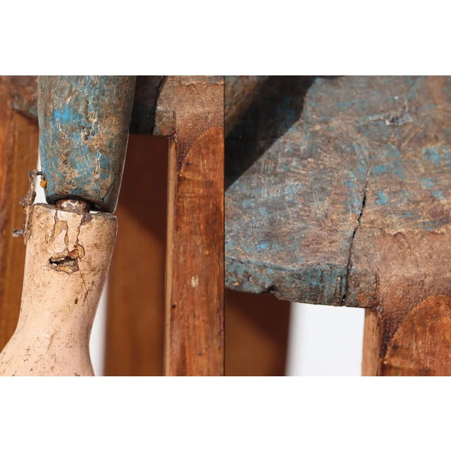 Baroque Santos Cage Doll With Silver Crown, Portuguese 18th Century, Virgin, Madonna, Religious For Sale - Image 10 of 12