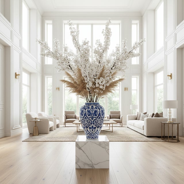 The Order of the Universe This Handmade Ceramic Grand Jar represents the pinnacle of Ottoman geometric design. Named the...