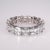 Diamond Eternity Band set in Platinum. 16 Asscher cut diamonds are D-E-F-G VVS1-VS1. Carat weight: 6.61 ct. All stones are...